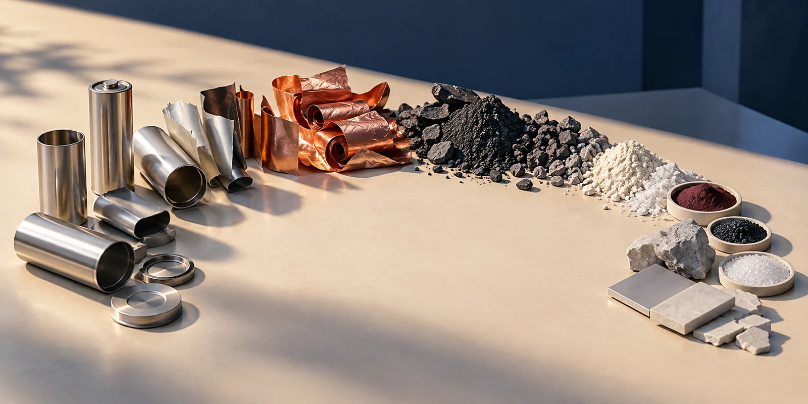 Battery materials and manufacturing